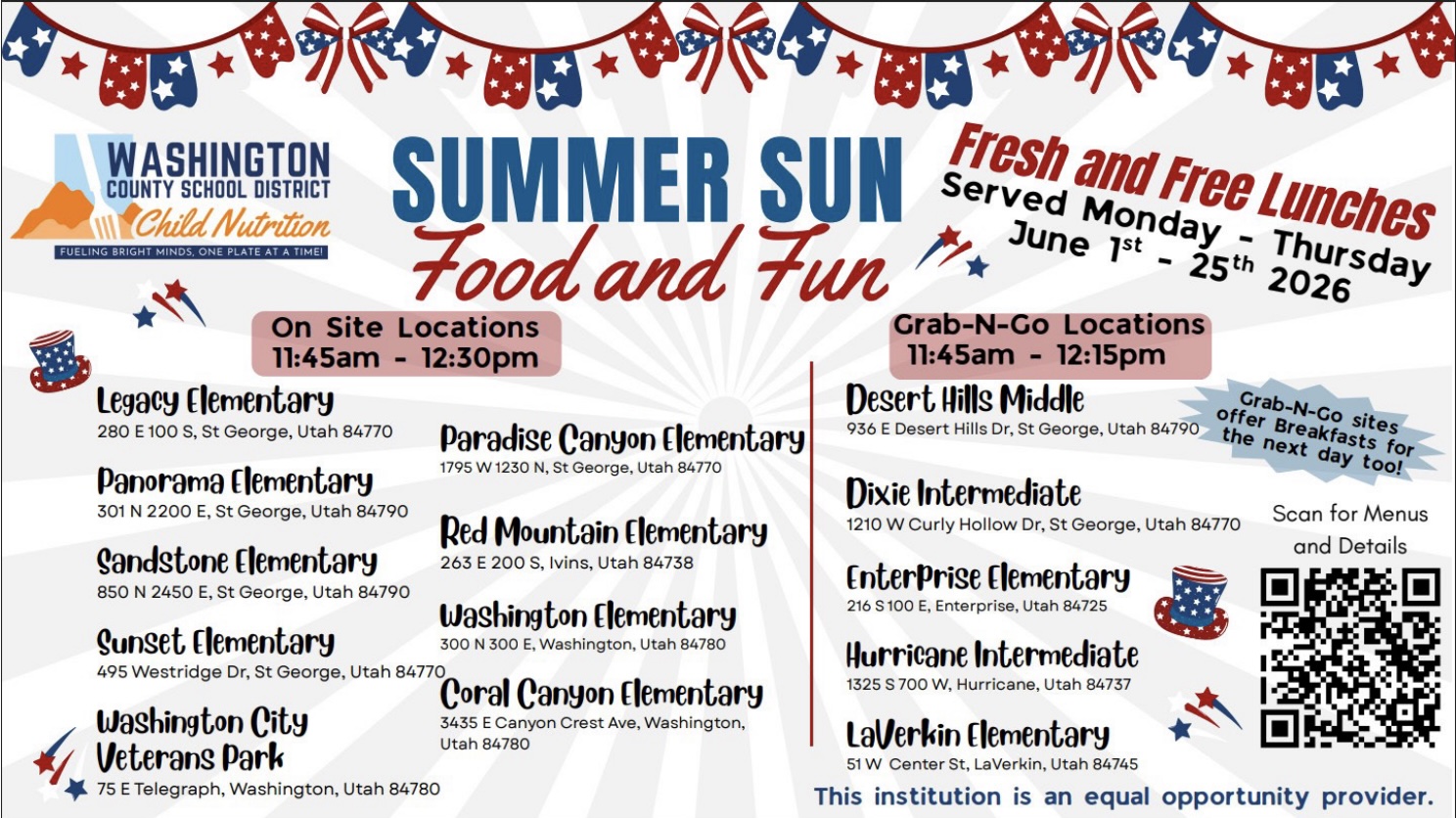 summer lunch service